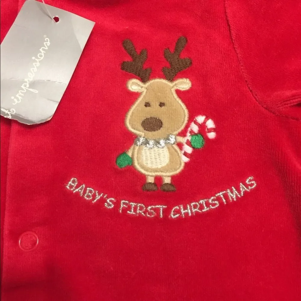 First Impressions christmas onsie